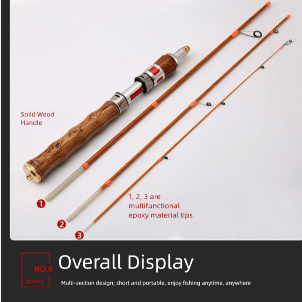 Vara de Pesca de 4 Seções, Pot - Fishing Rod Ice avaliação e preço