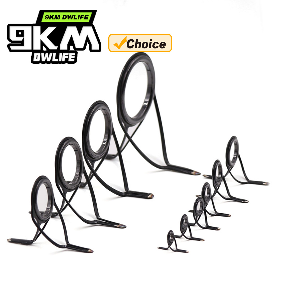 Kit de Guias de Vara Curva 9KM - Fishing Rod Building Kit avaliação e preço