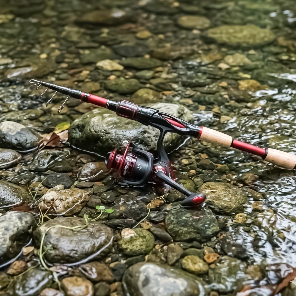 Vara de Pesca Ultraleve em Fib - Fishing Rod Combo avaliação e preço